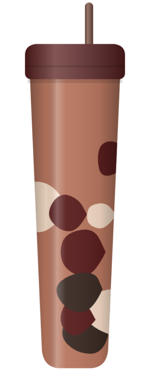 Clay tumbler